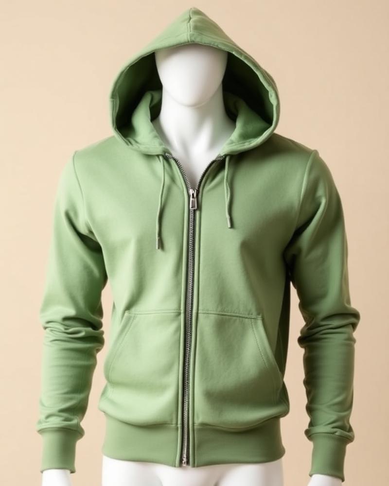 Sage Zip-Up Hoodie