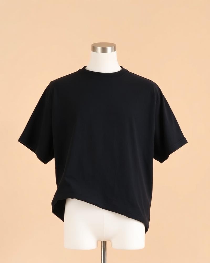 Oversized Black Tee