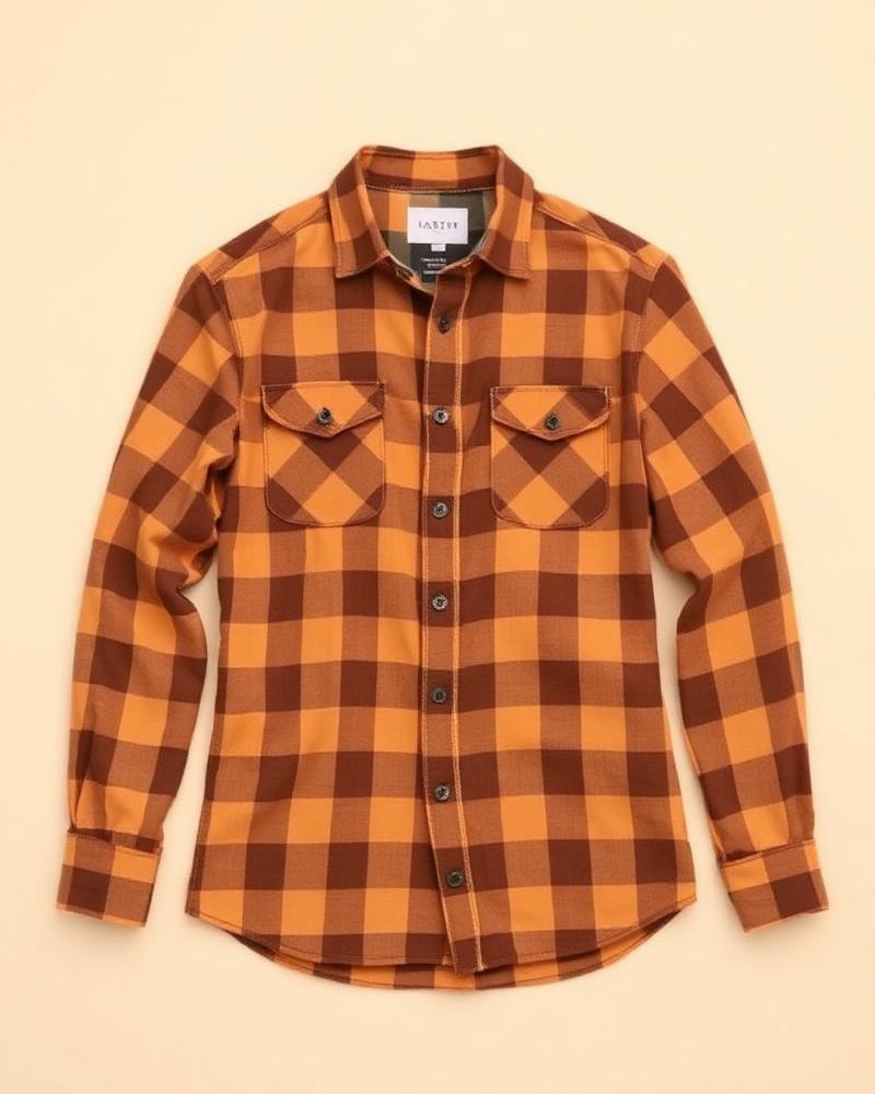 Camel Plaid Flannel