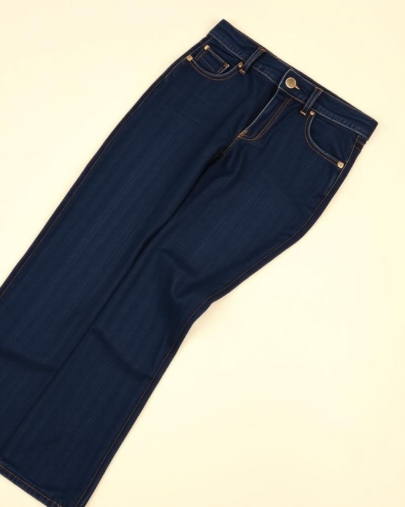 Wide Leg Indigo Jean