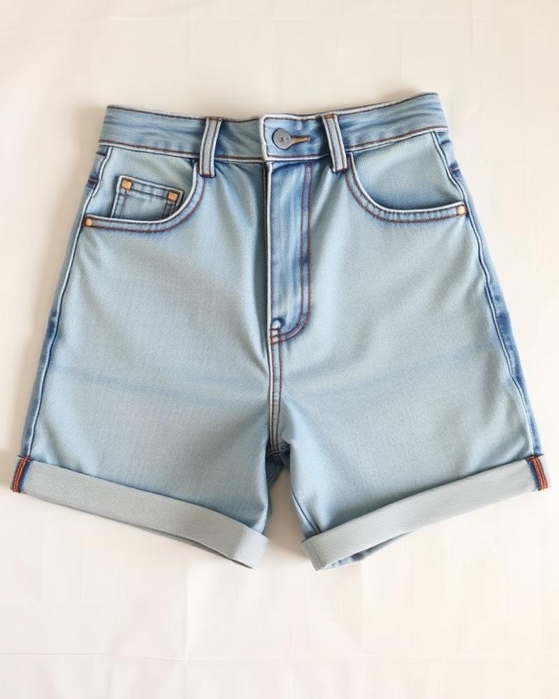 High-Rise Cuffed Short