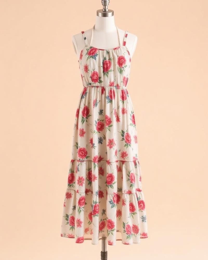 Tiered Floral Sundress