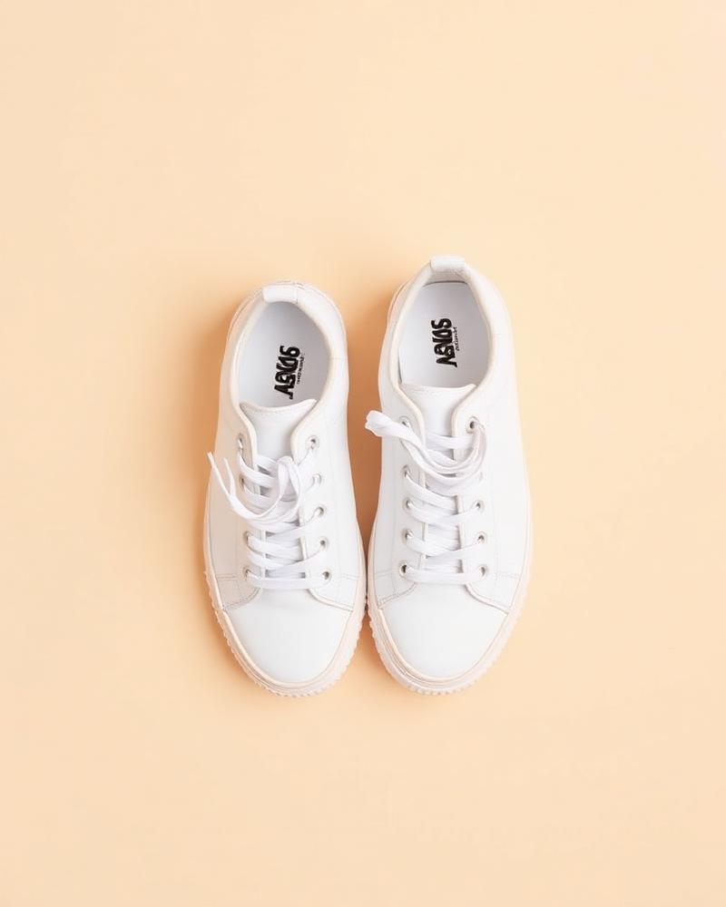 Canvas Court Sneaker — White